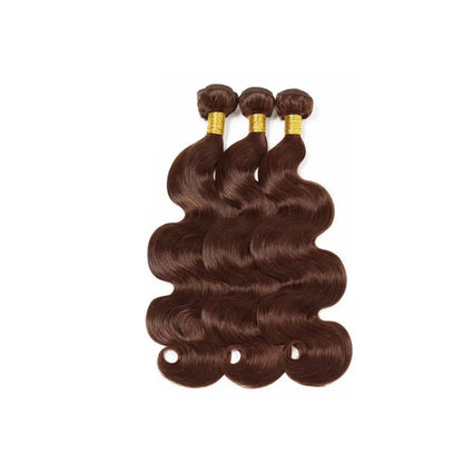 #4 Bundles of Dark Brown Body Waves Women's Remy Hair Extensions 100% Human Hair Bundles