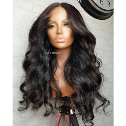 Malaysian Body Wave Silk Base Full Lace Human Hair Wigs For Women Silk Top Full Lace Wigs With Pre Plucked Wavy